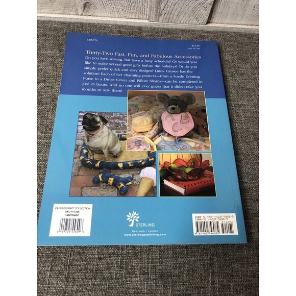 Sewing Projects 24 Hour and Placemats Plus Books Lot of 2 Craft Patterns - Picture 4 of 6